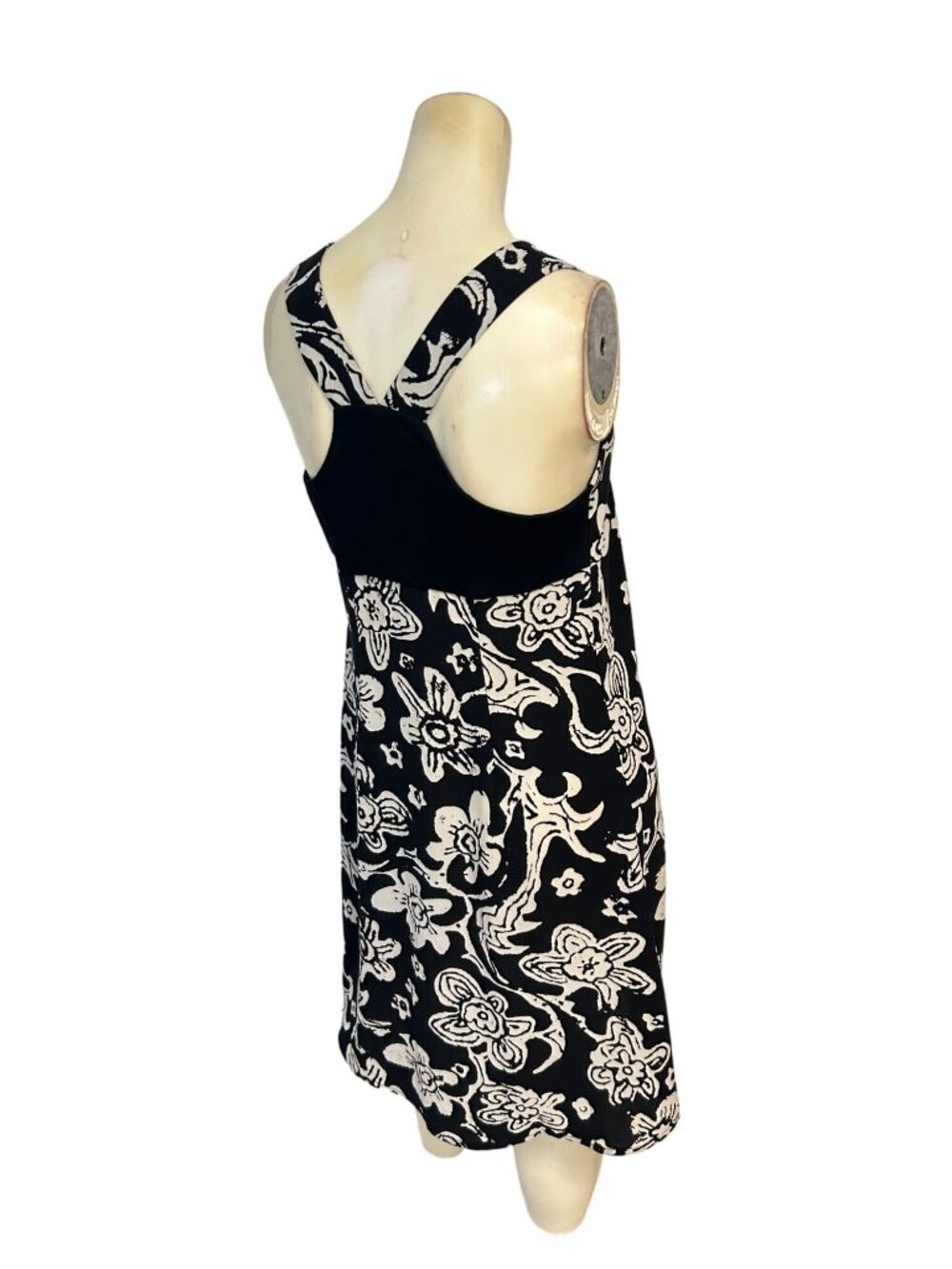Cabi #5263 Padma Floral V neck Racerback Aline Dress XS - Picture 4 of 6